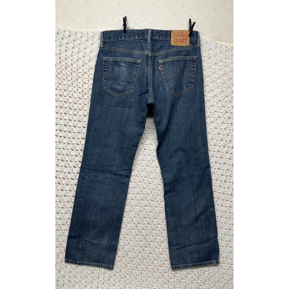 Levis 559 Jeans Mens 33x32 Fits 32x31 Blue Denim Relaxed Fit Straight Leg Cotton